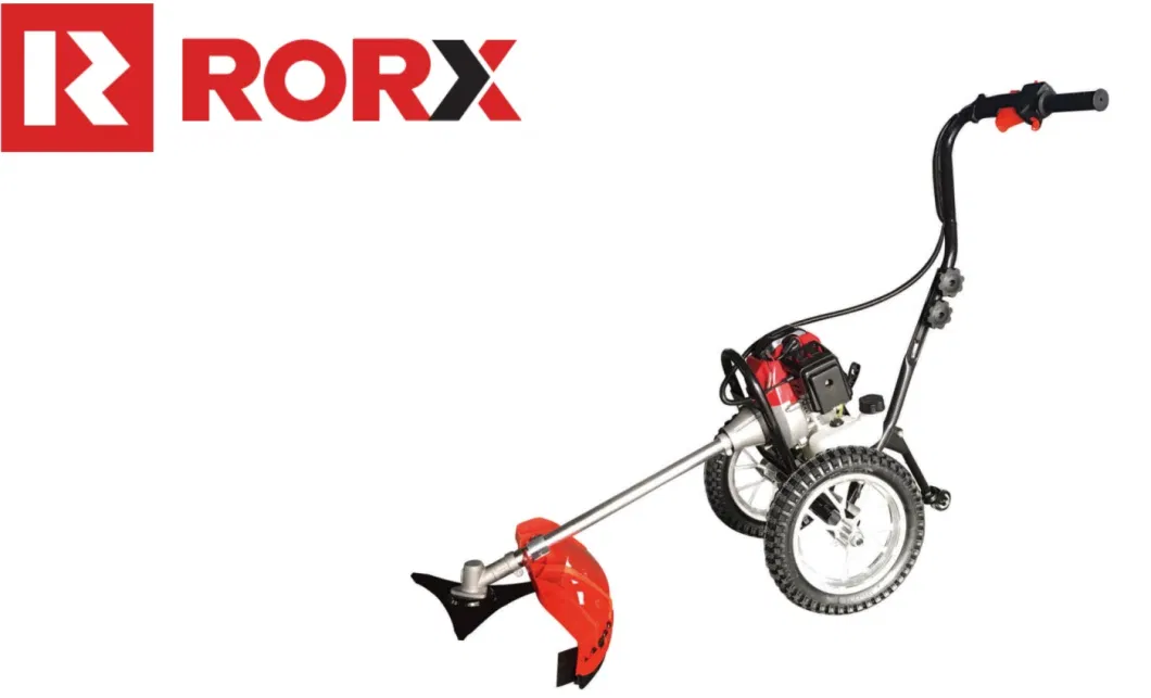 High Quality 52cc Brush Cutter with Single Hand and Two Wheels