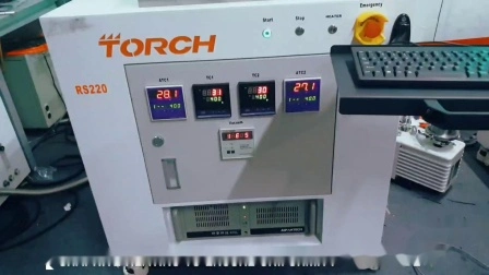 Tocha 2021 nitrogênio hidrogênio híbrido ácido fórmico soldagem por refluxo a vácuo baixa taxa de vácuo forno de refluxo rs220