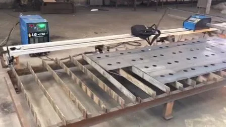 Máquina de corte a plasma CNC portátil para corte a plasma e gás